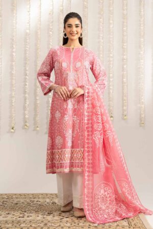 Nishat Original - Pink & White Embroidered 2-Piece Suit
